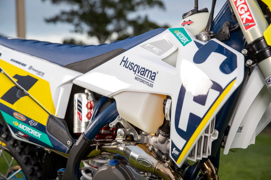 Daniel Sanders during the 2020 Husqvarna Offroad Team photoshoot.Image DetailsCamera: Canon Canon EOS-1D X Mark IILens: Canon EF 24-70mm f/2.8L II USMf 4.51/250 secISO 250Credit: Marc JonesDate: 5 February 2020